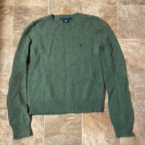 Ralph Lauren Wool/Angora Rabbit HairHunter Green Sweater Sz. X-Large